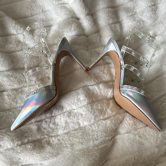 Mix No. 6 Iridescent Silver Heels - Picture 2 of 9